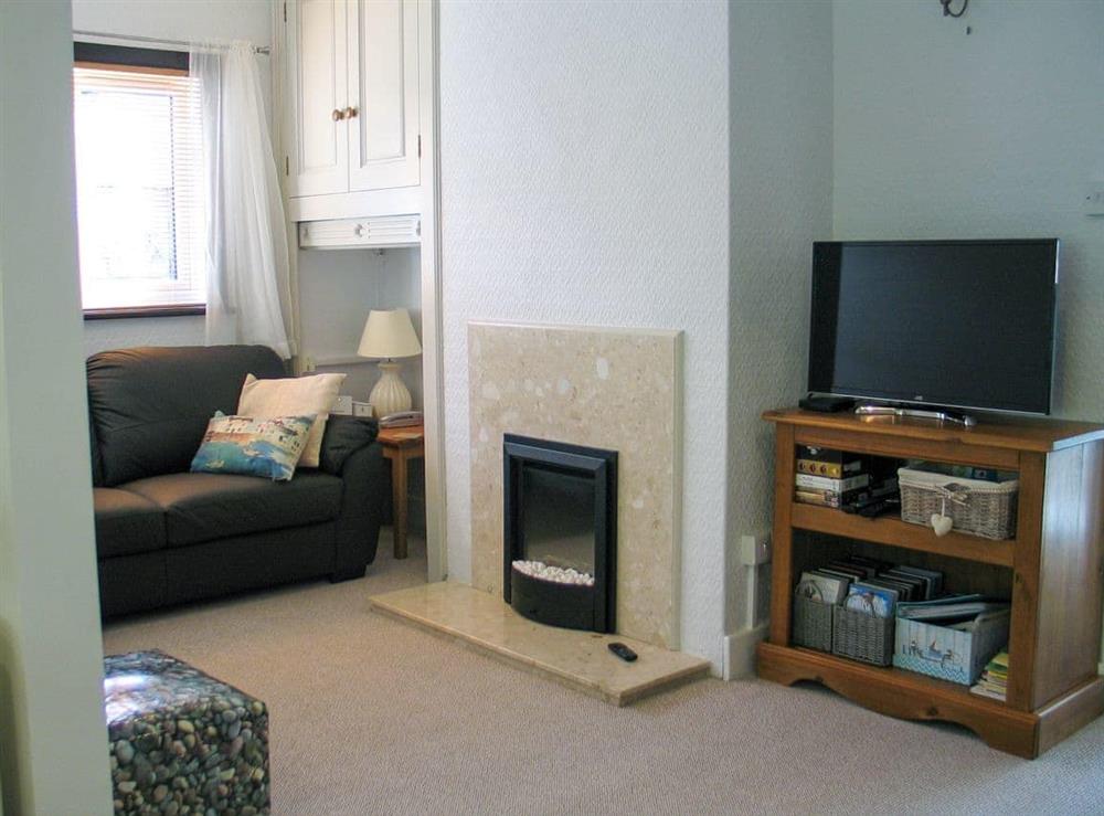 Open plan living space at Seaside Cottage in Coulderton Beach, near St Bees, Cumbria