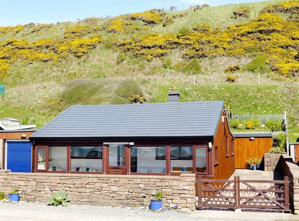 Unique wooden clad beach-style cottage at Seaside Cottage in Coulderton Beach, near St Bees, Cumbria