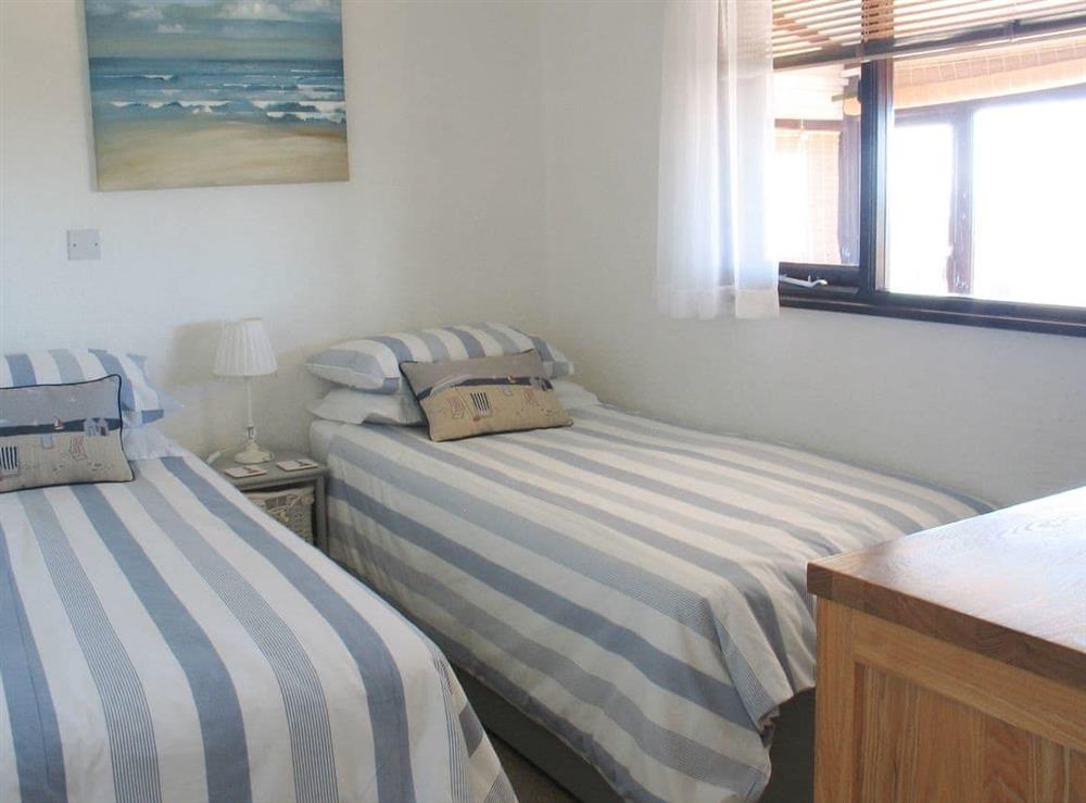 Well appointed twin bedded room at Seaside Cottage in Coulderton Beach, near St Bees, Cumbria