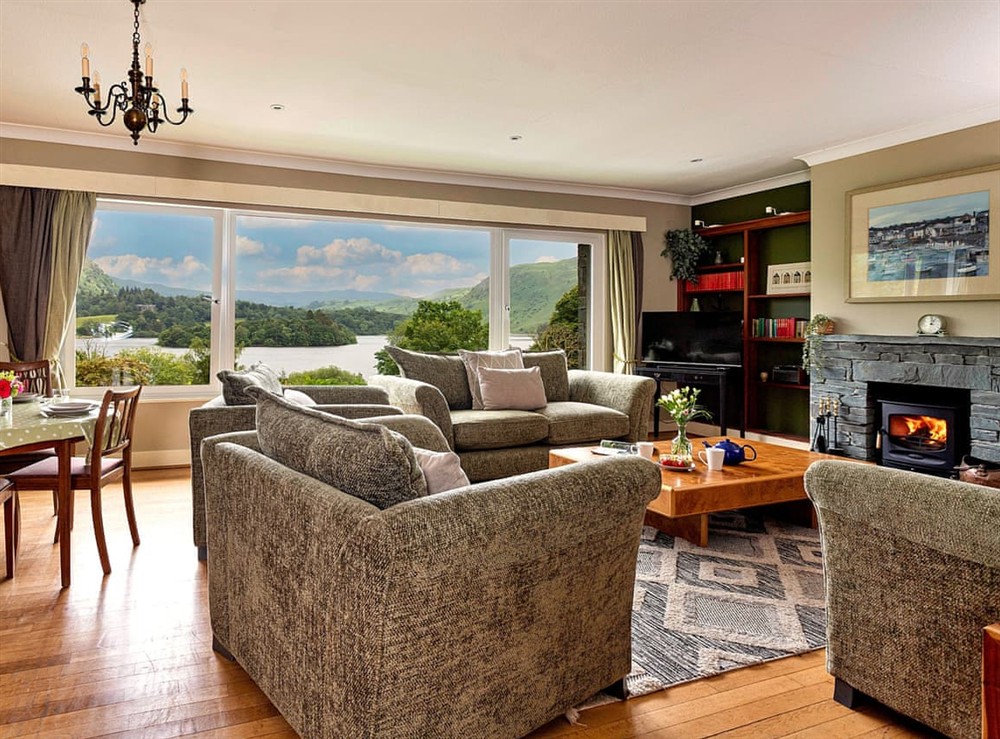 Living area at Seaside Cottage in Grasmere, Cumbria