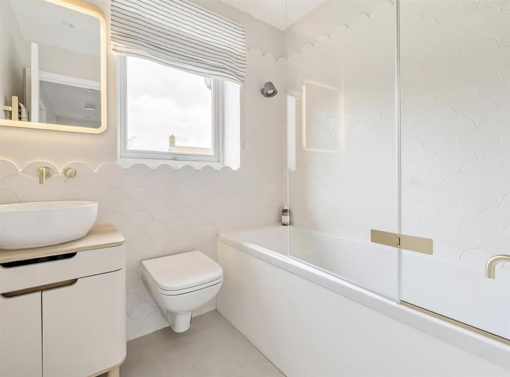 Bathroom at Seaside Cottage in West Wittering, near Chichester, West Sussex