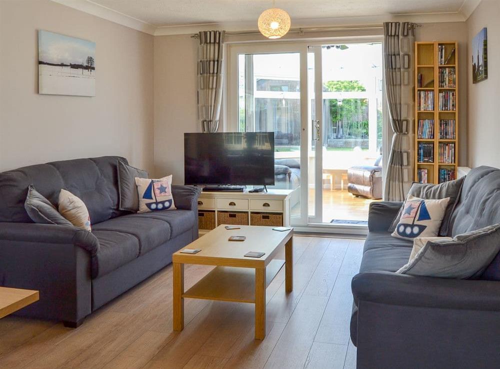 Living area at Seaside Hideaway in Mundesely, near North Walsham, Norfolk