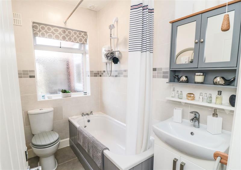 This is the bathroom at Seaside House, Cayton Bay near Cayton