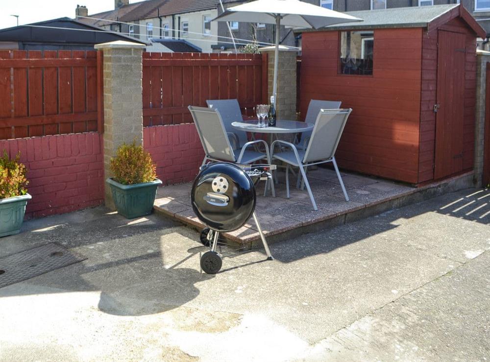 Outdoor area at SEASIDE RETREAT in AMBLE, Northumberland