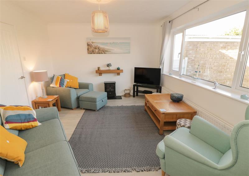 This is the living room at Seaside retreat, Porthmadog