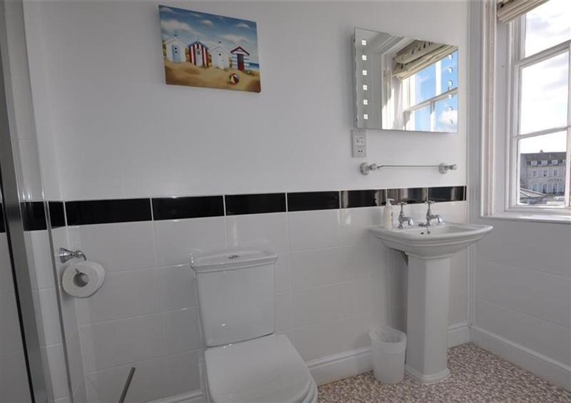 This is the bathroom at Seasides, Weymouth
