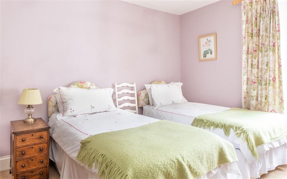 Twin Bedroom at Seasteps in Fowey