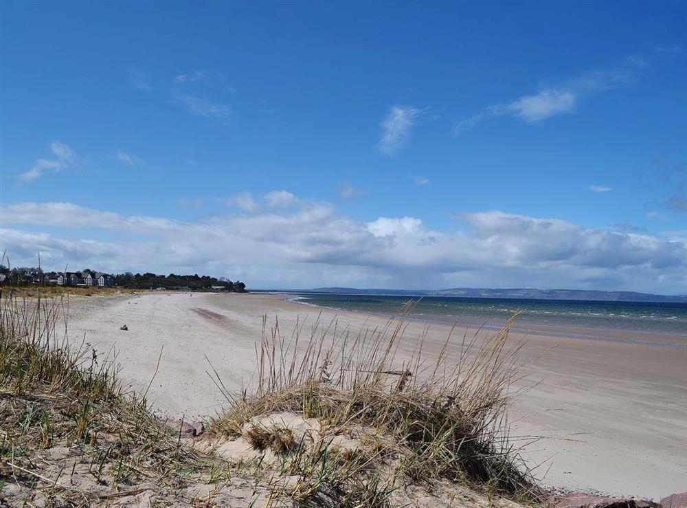 Nearby Nairn beach at Seathrift Cottage in Ardersier, near Nairn, Inverness-Shire