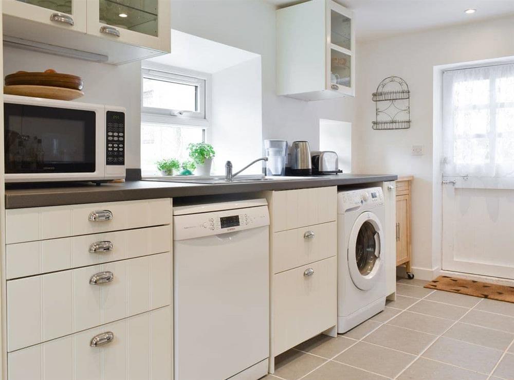 Fully appointed kitchen at Seaton Cottage in Collieston, near Ellon, Aberdeenshire
