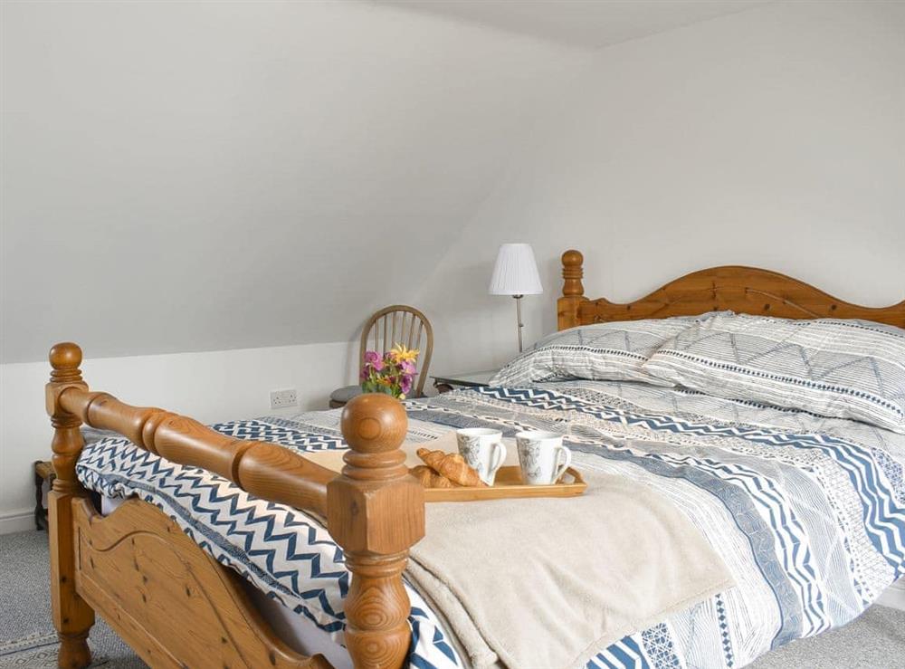 Light and airy second double bedroom at Seaton Cottage in Collieston, near Ellon, Aberdeenshire