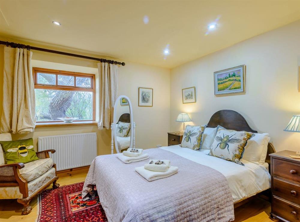 Ground floor double bedroom at Seaton Court in Staithes, North Yorkshire