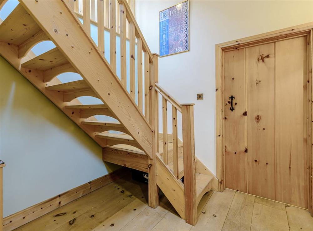 Stairs to first floor at Seaton Cottage, 