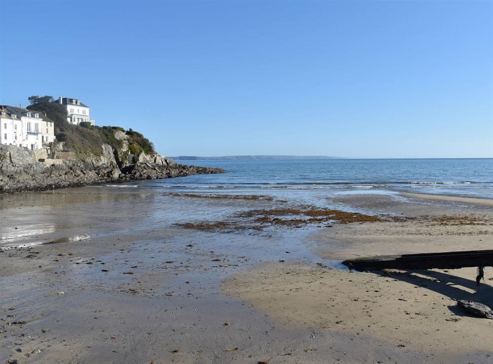 Beach at Seatons Rest in Portmellon Cove, Cornwall
