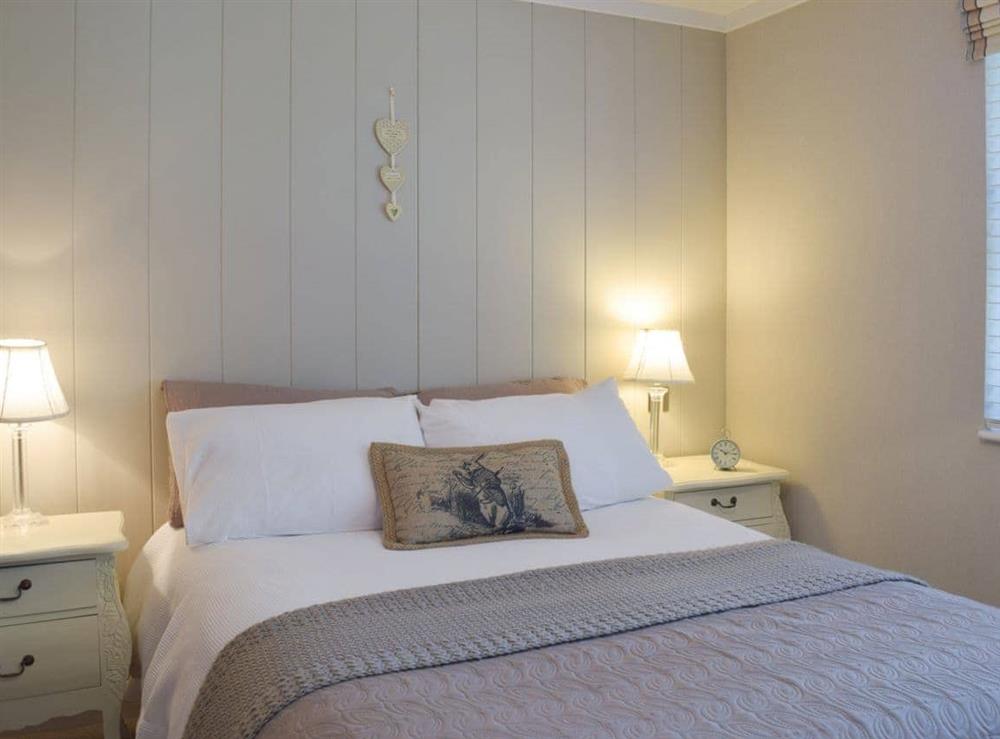 Romantic and inviting double bedroom at SeaTrees in Corton, near Lowestoft, Suffolk