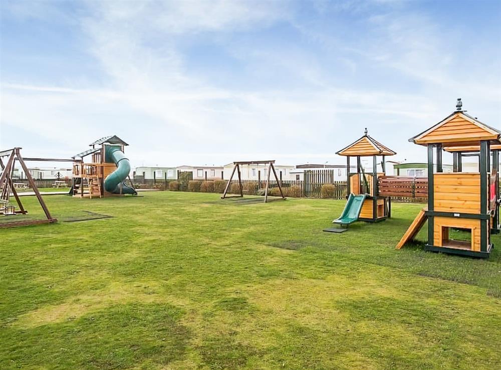 Children’s play area at Seaview 1 in Heysham, Lancashire