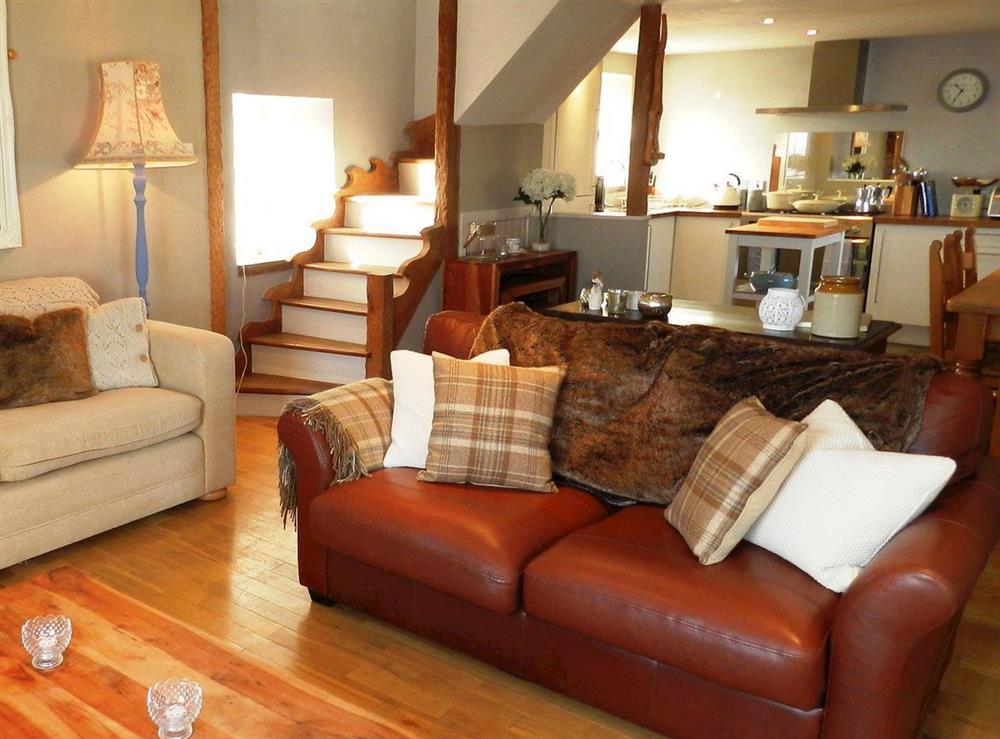 Open plan living space (photo 2) at Seaview in Corrie, Isle of Arran, Scotland