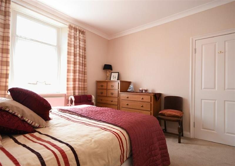 One of the bedrooms at Seaview Cottage, Amble