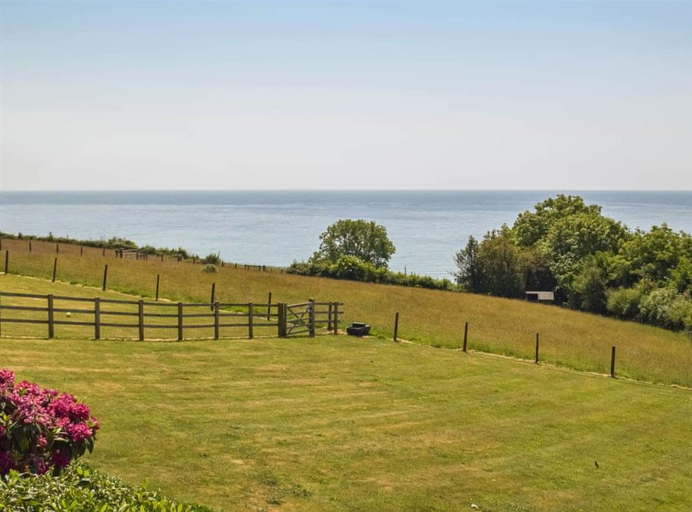 View at Seaview Cottage in Amroth, near Saundersfoot, Dyfed
