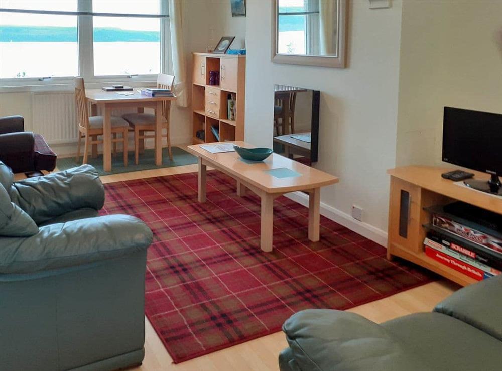 Living area at Seaview Cottage in Drimnin, near Lochaline, Isle Of Barra