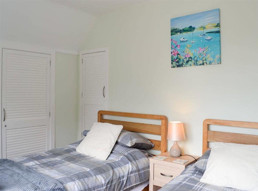 Twin bedroom at Seaview Cottage in Drimnin, near Lochaline, Isle Of Barra