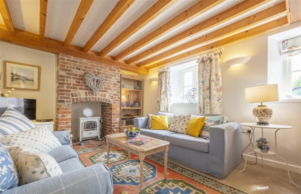 A lovely colourful and cosy sitting room at Seaview Cottage, Old Hunstanton