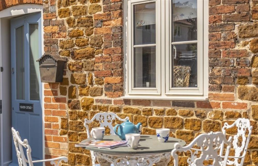 Have a cup of tea in the sun and plan your day at Seaview Cottage, Old Hunstanton