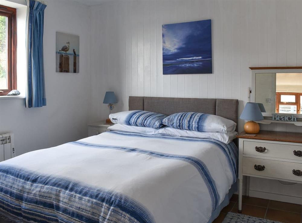 Double bedroom at Seaview cottage in Talland Bay, near West Looe, Cornwall