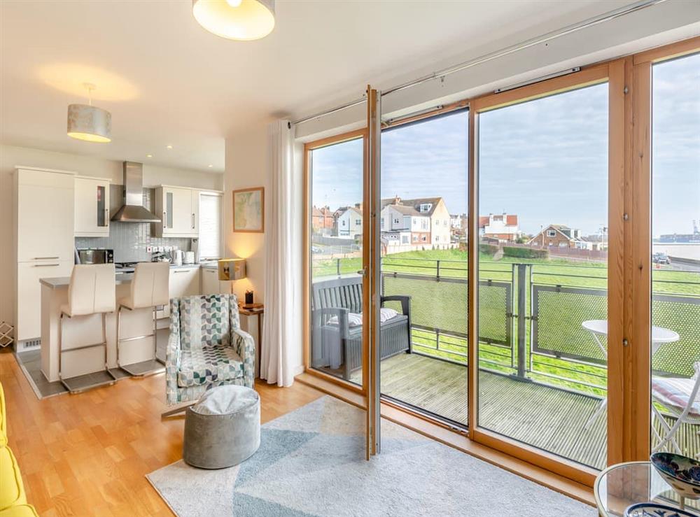 Open plan living space at Seaview in Dovercourt, near Harwich, Essex