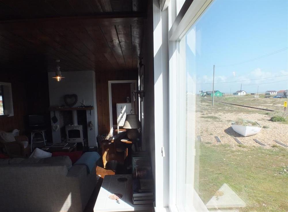 Views to the beach at Seaview, Dungeness, Kent
