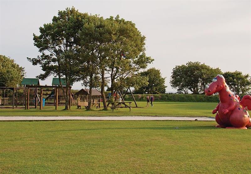Children’s play area at Seaview Gorran Haven in Boswinger, South Cornwall