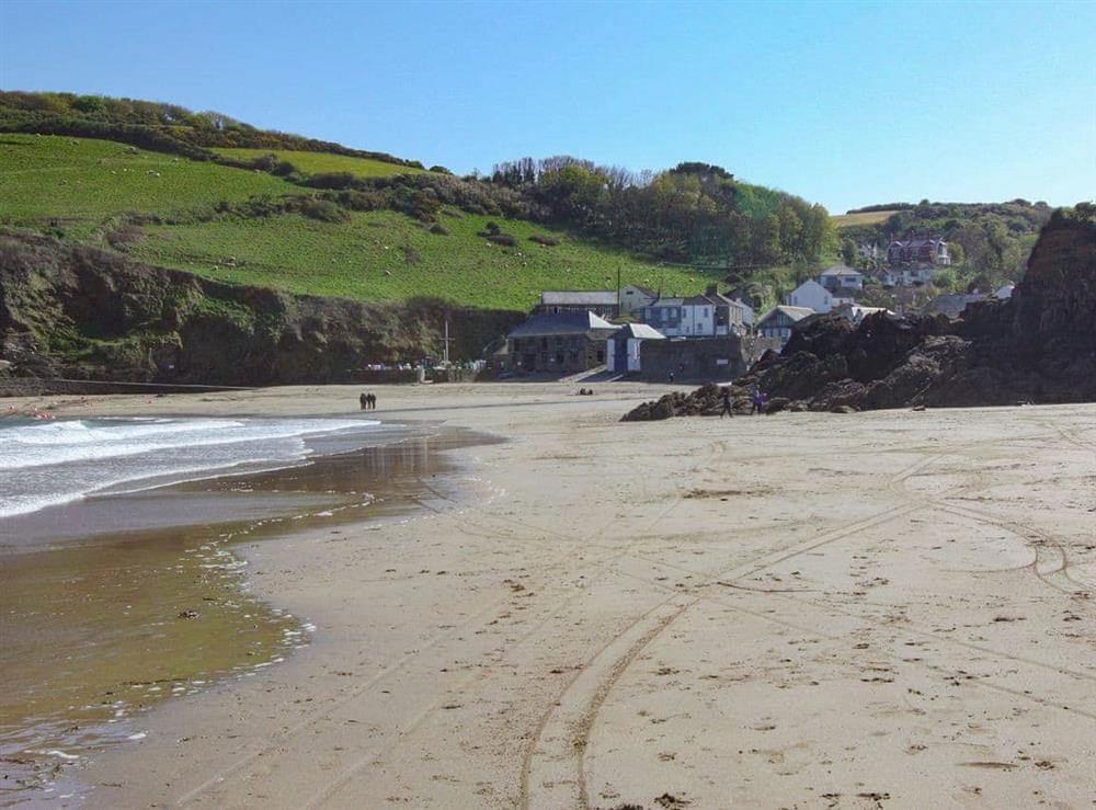 Nearby beach at Seaview in Gorran Haven, Cornwall., Great Britain