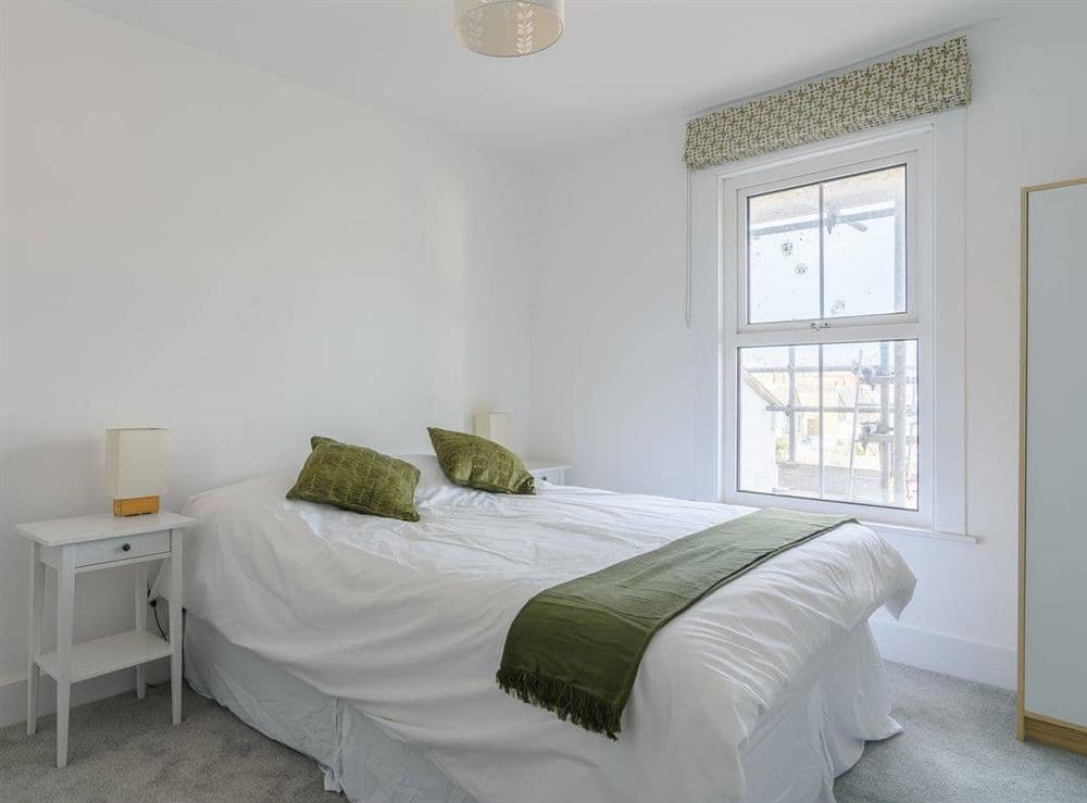 Relaxing bedroom with kingsize bed at Seaview, Hythe in Hythe, Kent