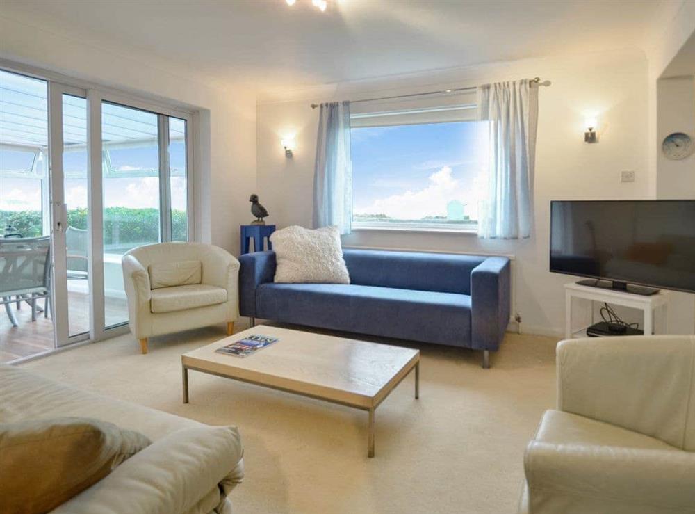 The living area at Seaview in Rustington, West Sussex