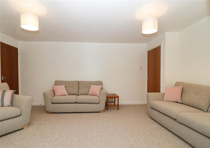 The living area at Seaview, Swanage