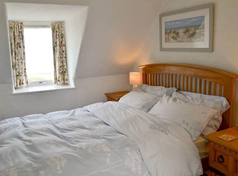 Comfortable double bedroom at Seaview Terrace in St Abbs, near Eyemouth, Berwickshire