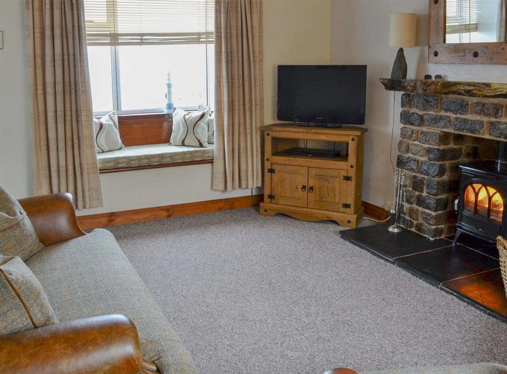 Comfortable living room at Seaview Terrace in St Abbs, near Eyemouth, Berwickshire