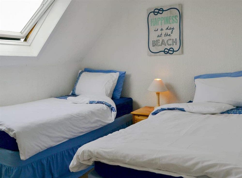 Twin bedroom at Seaview Terrace in St Abbs, near Eyemouth, Berwickshire