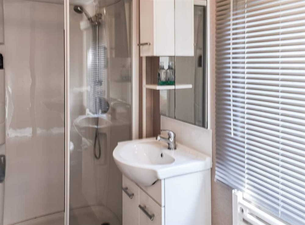 Bathroom at Seaview Two in Corton, Suffolk