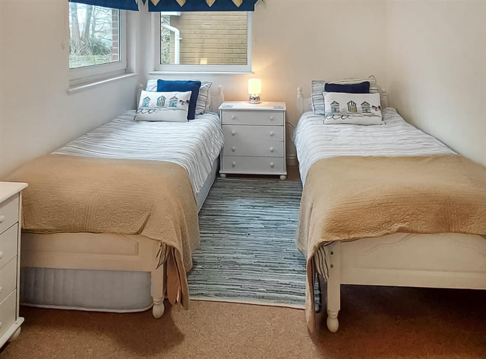Twin bedroom at Seaview in Wootton Bridge, Isle of Wight