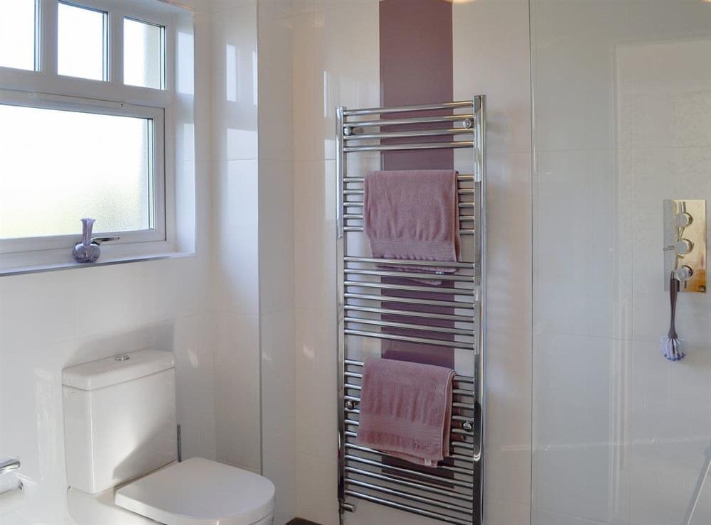 En-suite shower room at Seaward in Portpatrick, near Stranraer, Dumfries & Galloway, Wigtownshire