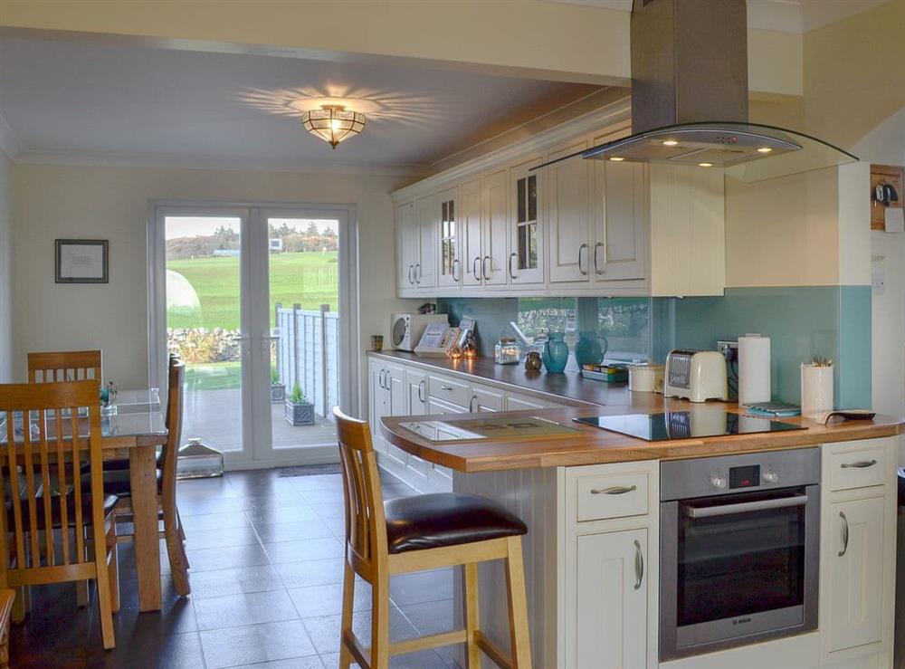 Wel equipped kitchen/ sining room at Seaward in Portpatrick, near Stranraer, Dumfries & Galloway, Wigtownshire