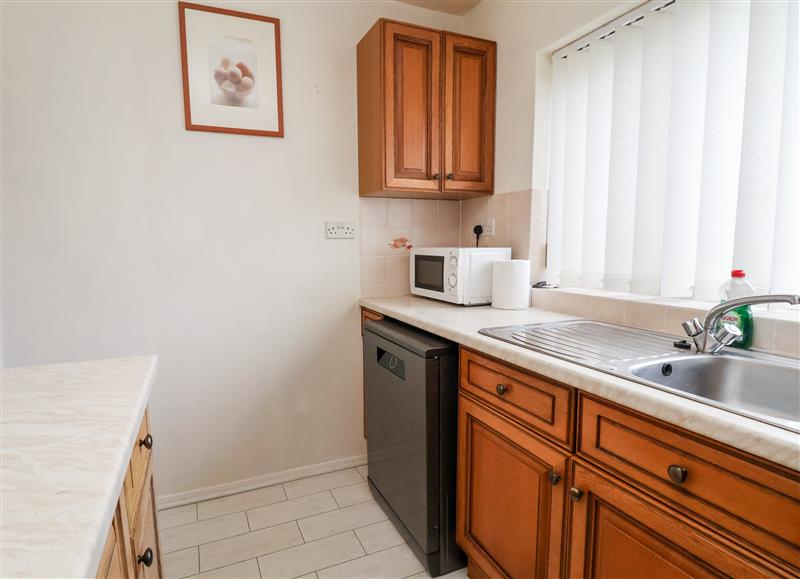 This is the kitchen at Seaward, Rhos-On-Sea