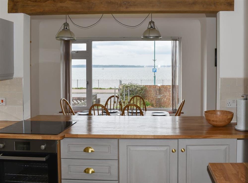 Kitchen at Seaways in Lee-on-the-Solent, near Portsmouth, Hampshire
