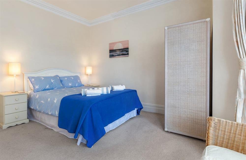 One of the bedrooms at Seaways in Tenby, Pembrokeshire, Dyfed