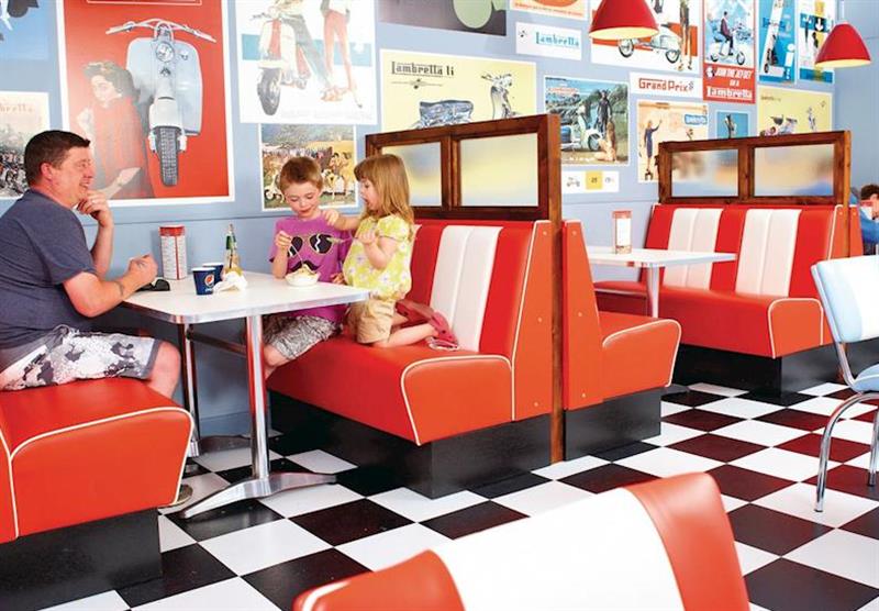 American diner at Seawick Holiday Village in , Essex