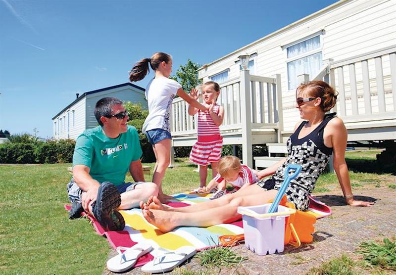 The park setting at Seawick Holiday Village in , Essex