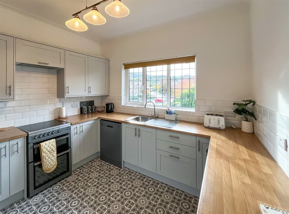 Kitchen at Seawinds 2A in Colwyn Bay, Clwyd