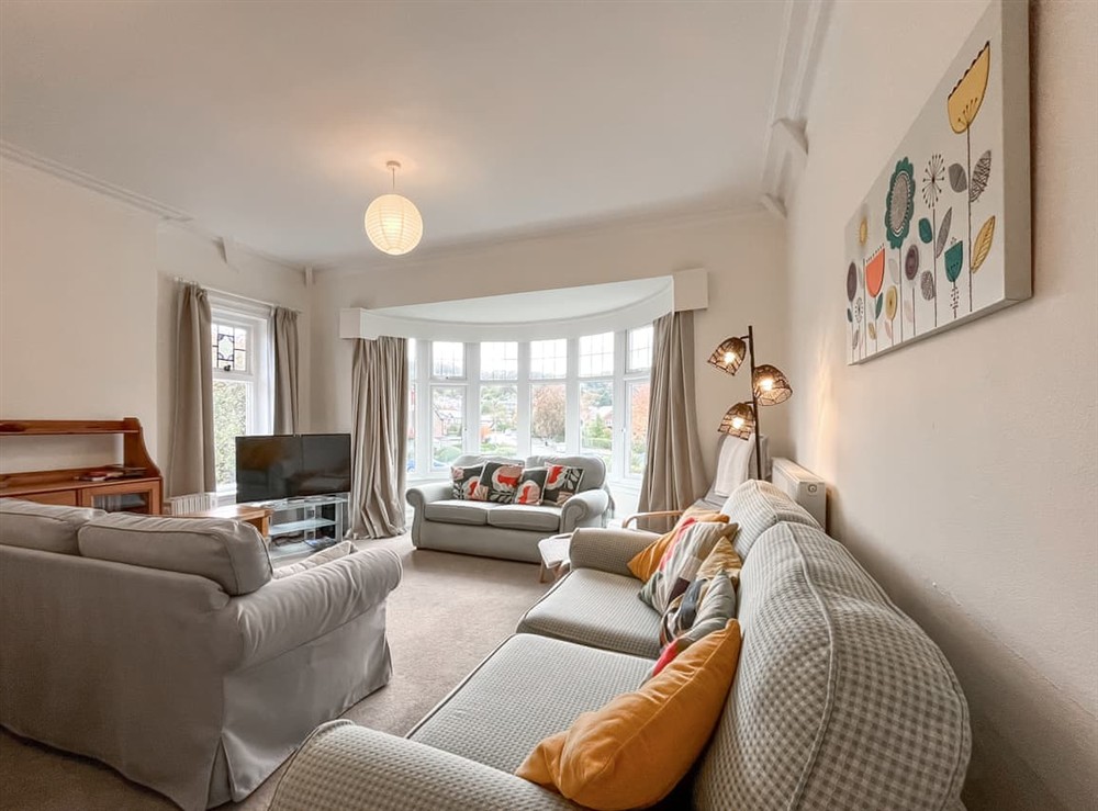 Living area at Seawinds 2A in Colwyn Bay, Clwyd