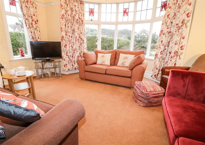 The living area at Seawinds, Rhos-On-Sea