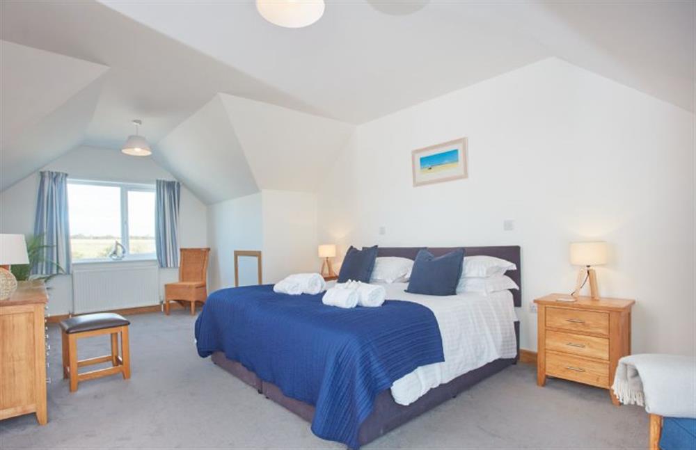 First floor: Bedroom one  at Seawynds, Trelights Near Port Isaac